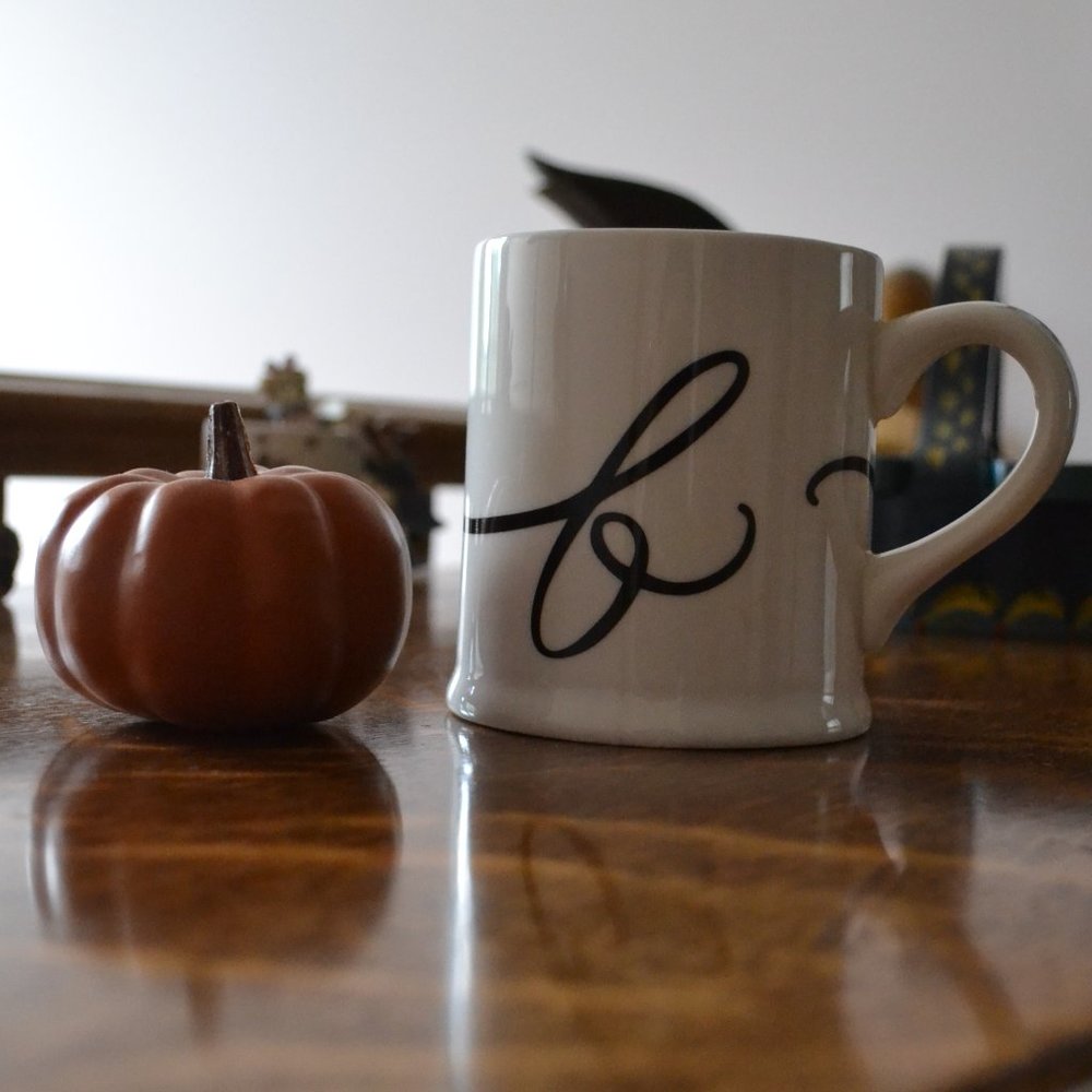 3/20$ Indigo Letter B Mug - Picture 1 of 5
